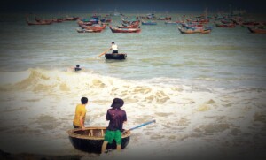 Basket Boats Vietnam-Discover Nha Trang
